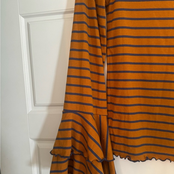 Free People We The Free Striped Top Size Small - Picture 6 of 6
